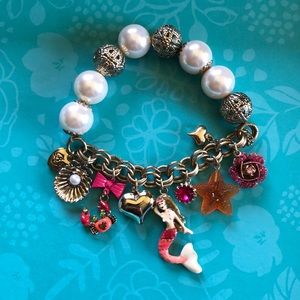 Betsey Johnson Mermaid Charm Bracelet